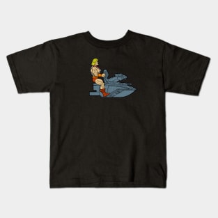 He-man Riding Kids T-Shirt